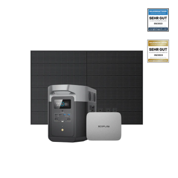 EcoFlow PowerStream Balcony Power Plant with 2 kWh Storage 800W - DELTA Max 2000